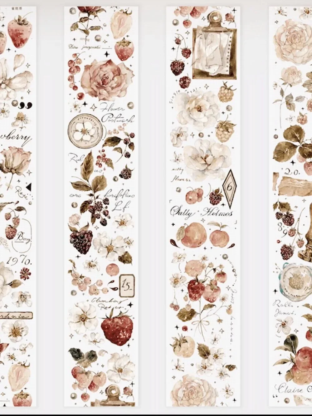 Freezes Tea Volume 2 strawberry Washi tape NEW